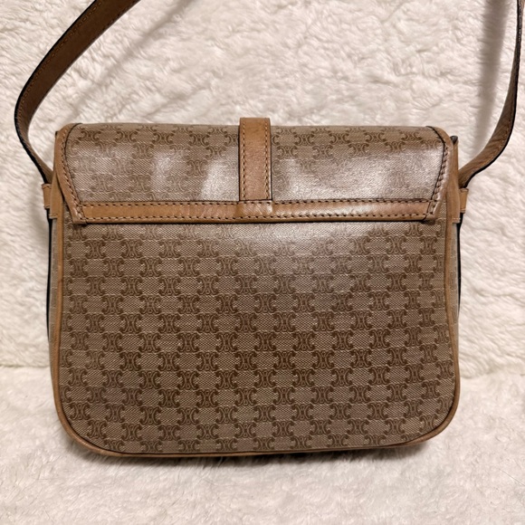 CELINE Macadam Vintage Shoulder Crossbody Bag Adjustable Strap - Picture 2 of 16